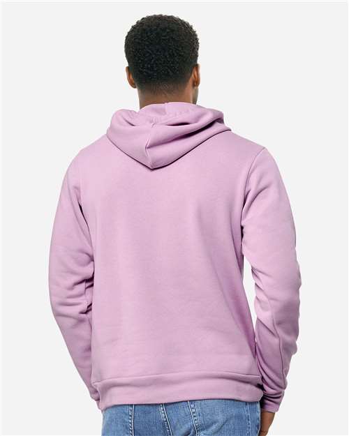 BELLA + CANVAS Unisex Sponge Fleece Hoodie Sweatshirt 3719 - Lilac