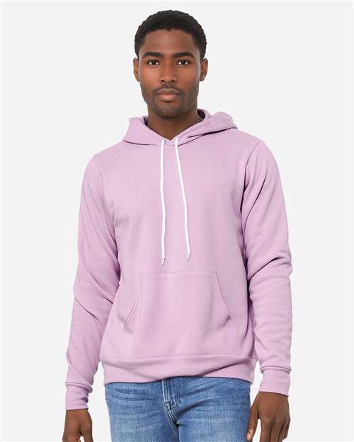 BELLA + CANVAS Unisex Sponge Fleece Hoodie Sweatshirt 3719 - Lilac