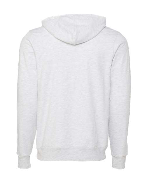 BELLA + CANVAS Unisex Sponge Fleece Full-Zip Hoodie Sweatshirt 3739 - Ash