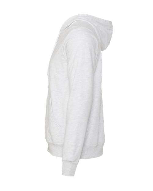 BELLA + CANVAS Unisex Sponge Fleece Full-Zip Hoodie Sweatshirt 3739 - Ash