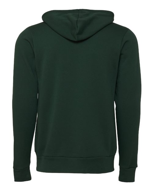 BELLA + CANVAS Unisex Sponge Fleece Full-Zip Hoodie Sweatshirt 3739 - Forest