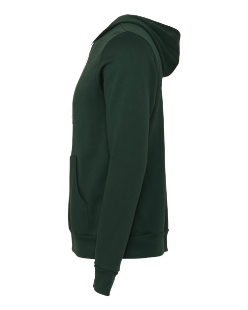 BELLA + CANVAS Unisex Sponge Fleece Full-Zip Hoodie Sweatshirt 3739 - Forest