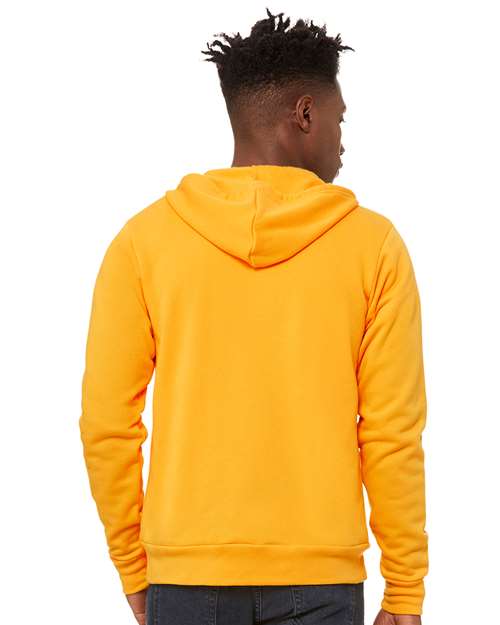 BELLA + CANVAS Unisex Sponge Fleece Full-Zip Hoodie Sweatshirt 3739 - Gold