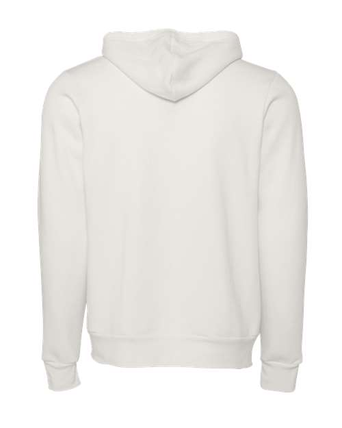 BELLA + CANVAS Unisex Sponge Fleece Full-Zip Hoodie Sweatshirt 3739 - Vintage White