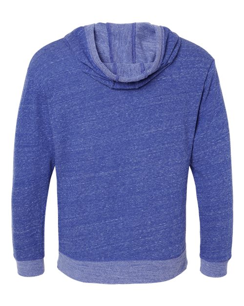 LAT Unisex Harborside Mélange French Terry Hoodie Sweatshirt 6779