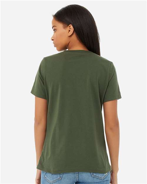 BELLA + CANVAS Women’s Relaxed Jersey V-Neck Tee 6405