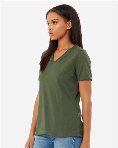 BELLA + CANVAS Women’s Relaxed Jersey V-Neck Tee 6405