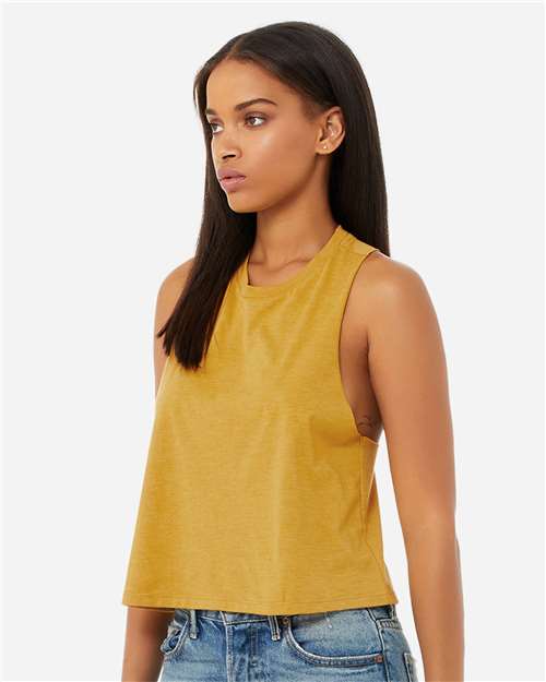 BELLA + CANVAS Women's Racerback Crop Tank 6682
