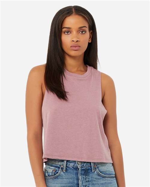 BELLA + CANVAS Women's Racerback Crop Tank 6682