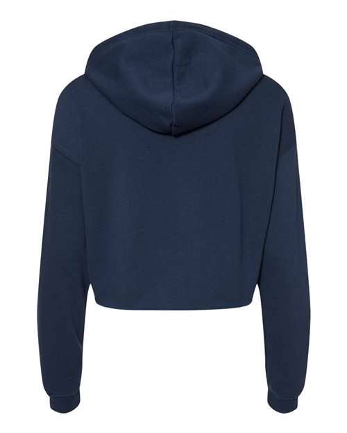 BELLA + CANVAS Women's Crop Fleece Hoodie Sweatshirt 7502