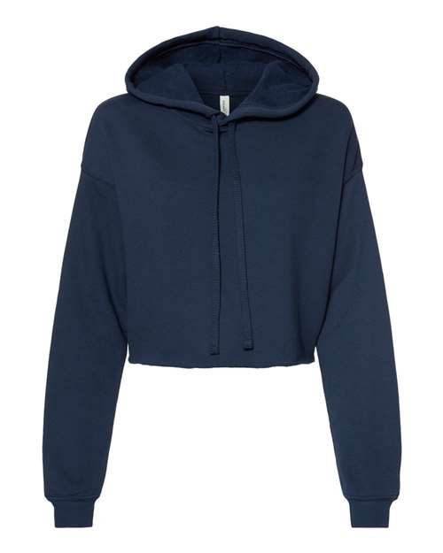 BELLA + CANVAS Women's Crop Fleece Hoodie Sweatshirt 7502