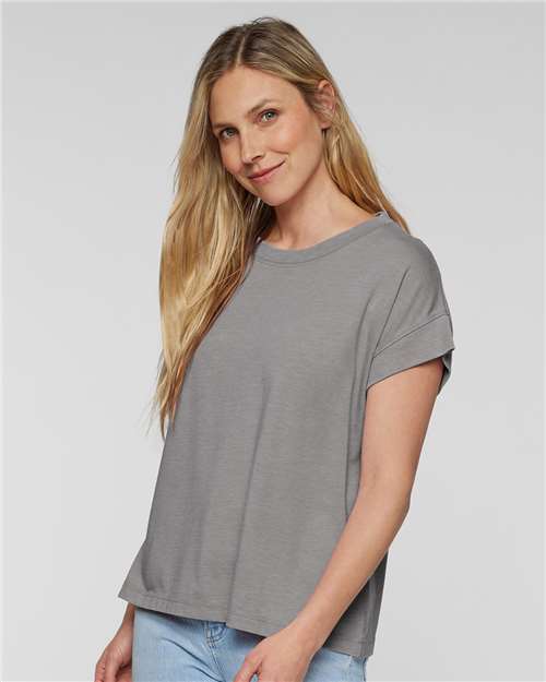 LAT Women's Relaxed Vintage Wash Tee 3502