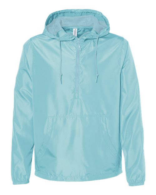 Independent Trading Co. Unisex Lightweight Quarter-Zip Windbreaker Pullover Jacket EXP54LWP
