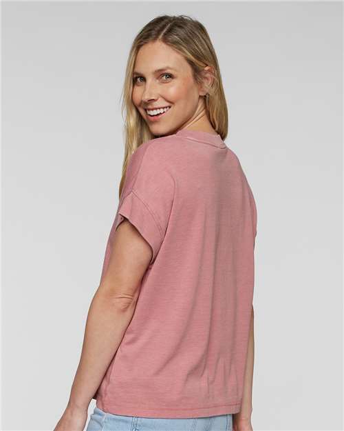 LAT Women's Relaxed Vintage Wash Tee 3502