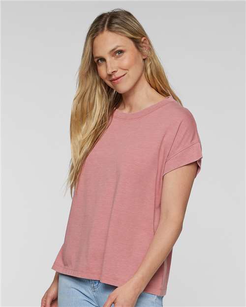 LAT Women's Relaxed Vintage Wash Tee 3502