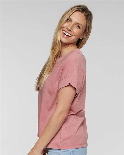 LAT Women's Relaxed Vintage Wash Tee 3502