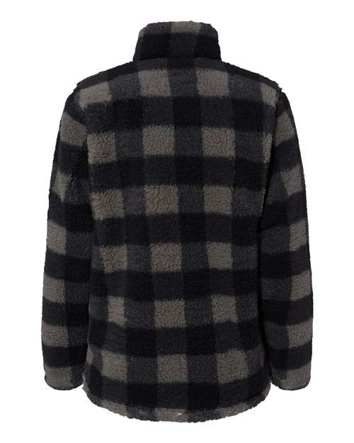 J. America Women’s Epic Sherpa Quarter-Zip Pullover 8451