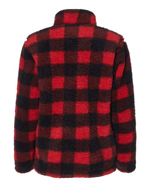 J. America Women’s Epic Sherpa Quarter-Zip Pullover 8451