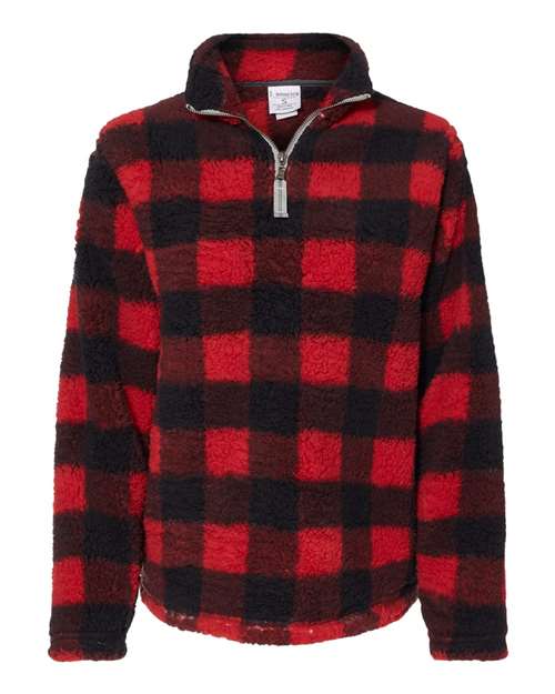 J. America Women’s Epic Sherpa Quarter-Zip Pullover 8451