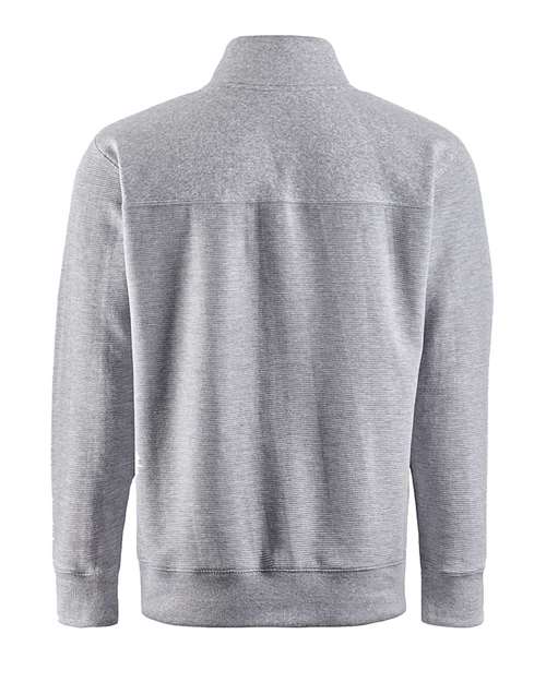 J. America Men's Ripple Fleece Snap Sweatshirt 8708