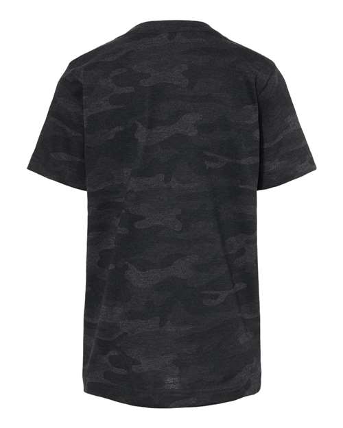 LAT Youth Fine Jersey Tee 6101 - Storm Camo