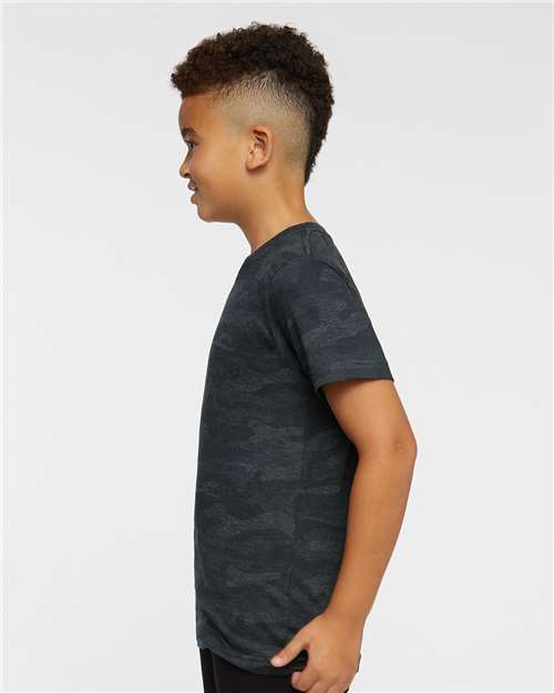 LAT Youth Fine Jersey Tee 6101 - Storm Camo
