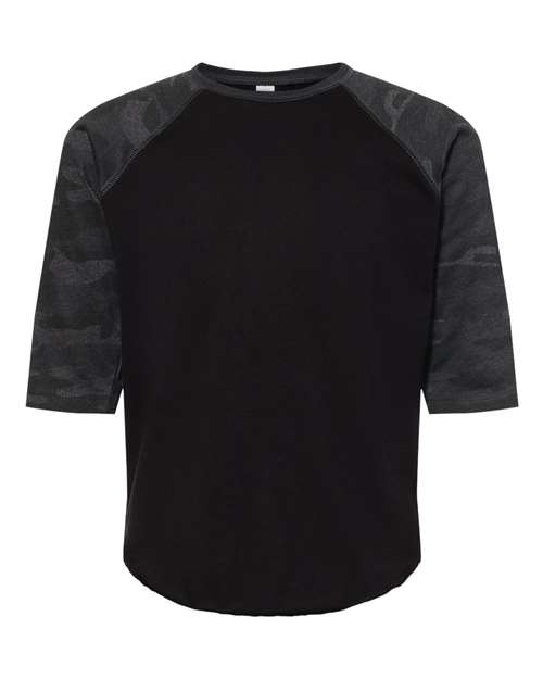 LAT Youth Baseball Fine Jersey Three-Quarter Sleeve Tee 6130