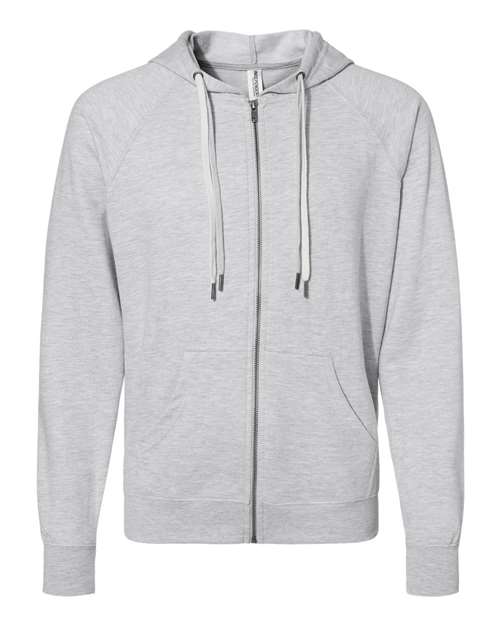 Independent Trading Co. Unisex Icon Lightweight Loopback Terry Full-Zip Hooded Sweatshirt SS1000Z