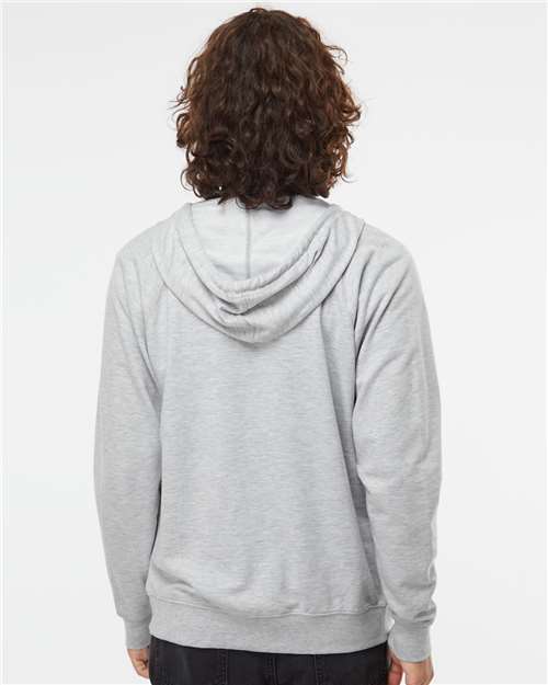 Independent Trading Co. Unisex Icon Lightweight Loopback Terry Full-Zip Hooded Sweatshirt SS1000Z