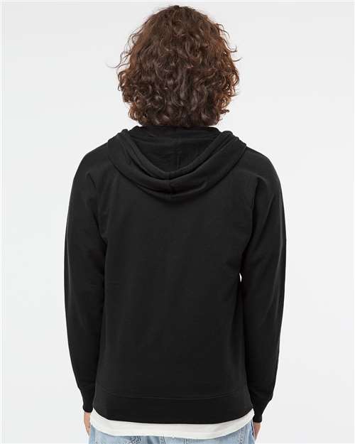 Independent Trading Co. Unisex Icon Lightweight Loopback Terry Full-Zip Hooded Sweatshirt SS1000Z