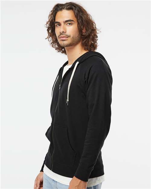 Independent Trading Co. Unisex Icon Lightweight Loopback Terry Full-Zip Hooded Sweatshirt SS1000Z