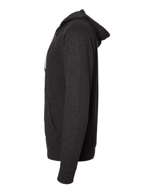 Independent Trading Co. Unisex Icon Lightweight Loopback Terry Full-Zip Hooded Sweatshirt SS1000Z