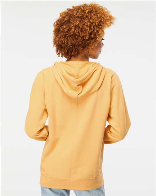 Independent Trading Co. Unisex Icon Lightweight Loopback Terry Full-Zip Hooded Sweatshirt SS1000Z