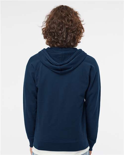 Independent Trading Co. Unisex Icon Lightweight Loopback Terry Full-Zip Hooded Sweatshirt SS1000Z