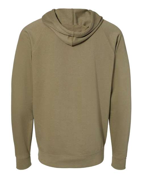 Independent Trading Co. Unisex Icon Lightweight Loopback Terry Full-Zip Hooded Sweatshirt SS1000Z