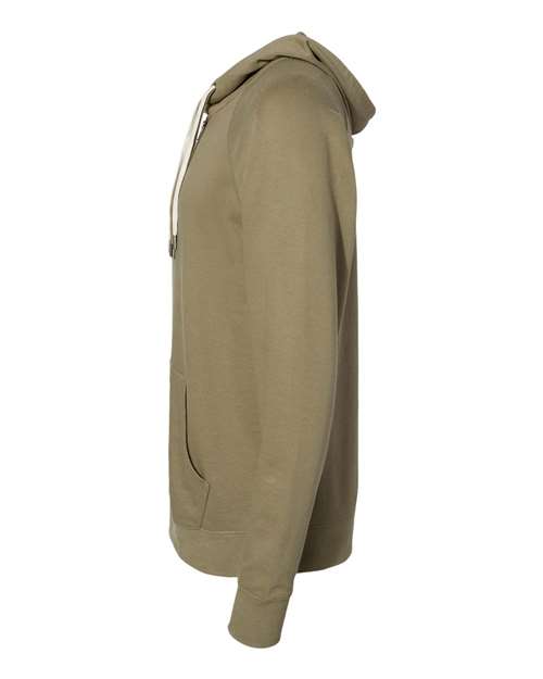 Independent Trading Co. Unisex Icon Lightweight Loopback Terry Full-Zip Hooded Sweatshirt SS1000Z