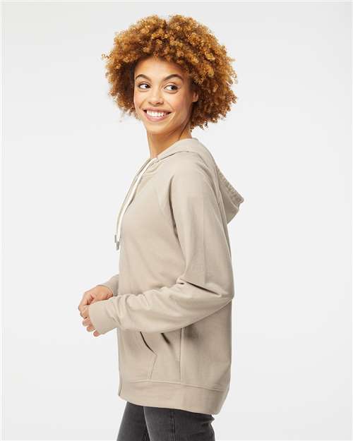 Independent Trading Co. Unisex Icon Lightweight Loopback Terry Full-Zip Hooded Sweatshirt SS1000Z