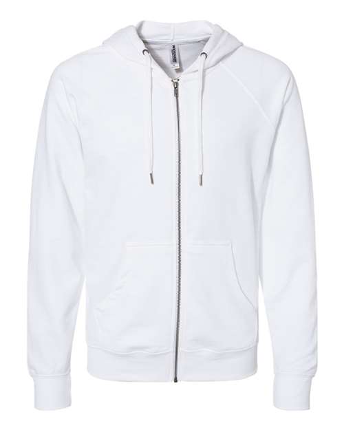 Independent Trading Co. Unisex Icon Lightweight Loopback Terry Full-Zip Hooded Sweatshirt SS1000Z