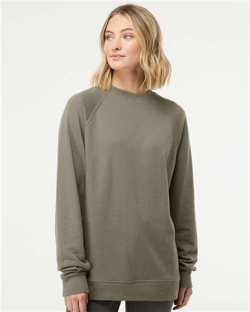 Independent Trading Co. Unisex Icon Lightweight Loopback Terry Crewneck Sweatshirt SS1000C