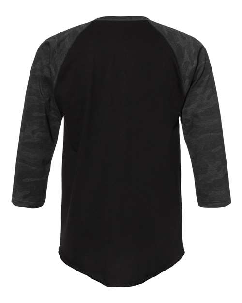 LAT Men's Baseball Fine Jersey Three-Quarter Sleeve Tee 6930