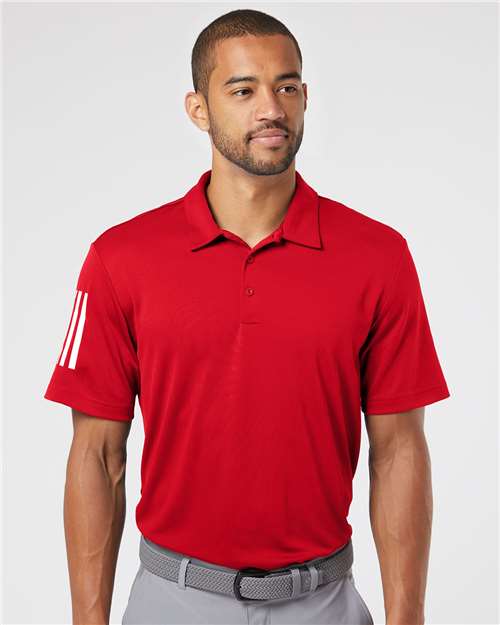 Adidas Men's Floating 3-Stripes Polo A480
