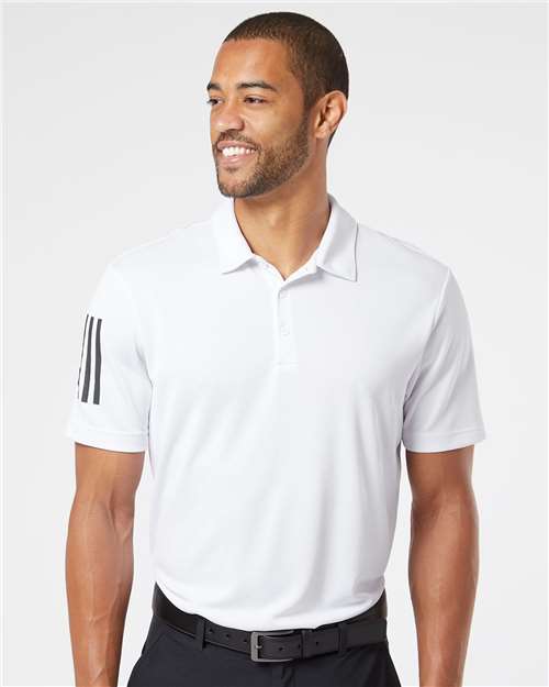 Adidas Men's Floating 3-Stripes Polo A480