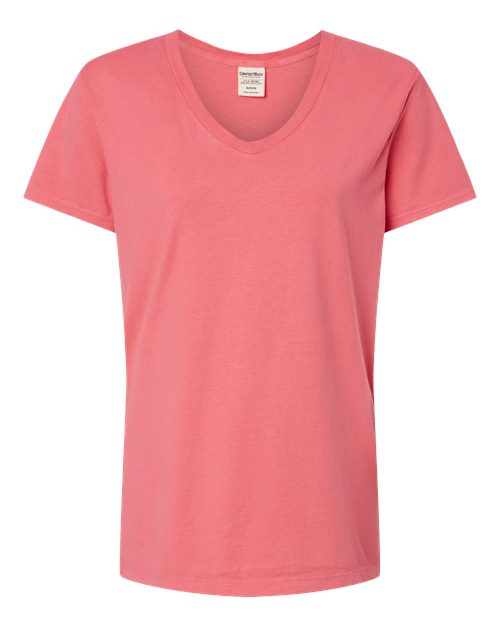 ComfortWash by Hanes Women's Garment-Dyed V-Neck T-Shirt GDH125