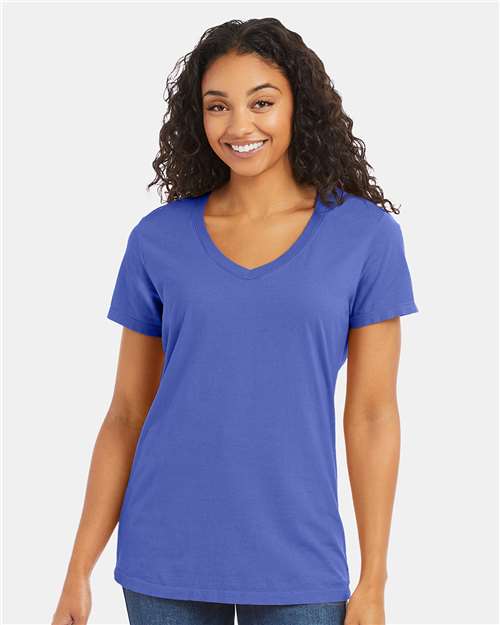 ComfortWash by Hanes Women's Garment-Dyed V-Neck T-Shirt GDH125