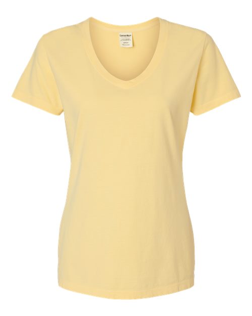 ComfortWash by Hanes Women's Garment-Dyed V-Neck T-Shirt GDH125