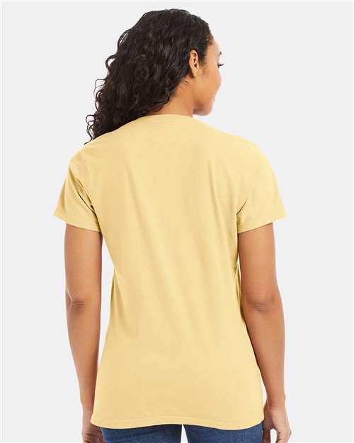 ComfortWash by Hanes Women's Garment-Dyed V-Neck T-Shirt GDH125