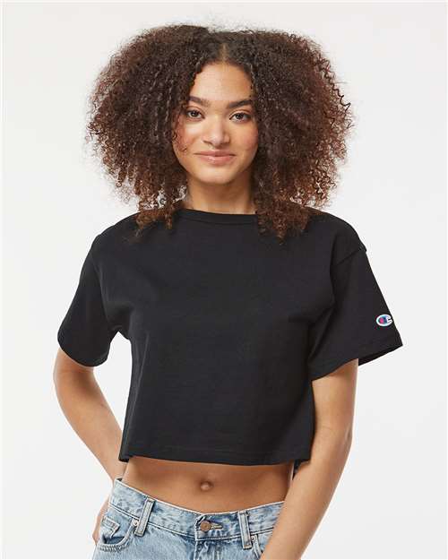 Champion Women's Heritage Jersey Crop T-Shirt T453W