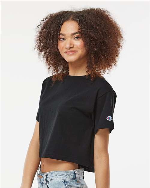 Champion Women's Heritage Jersey Crop T-Shirt T453W