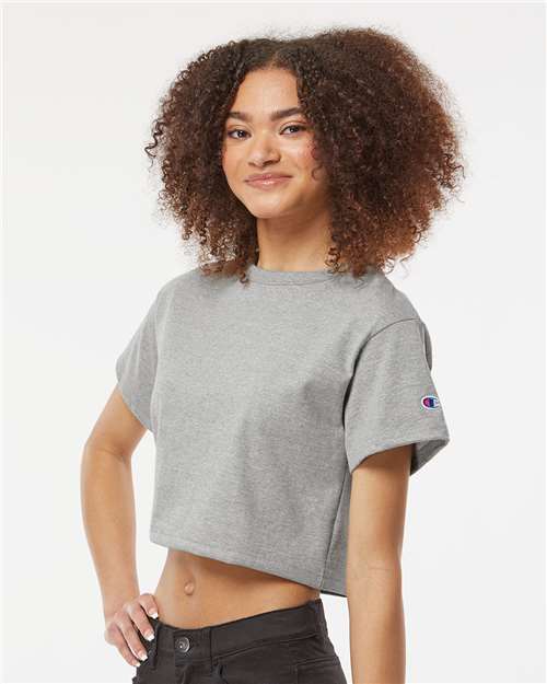 Champion Women's Heritage Jersey Crop T-Shirt T453W