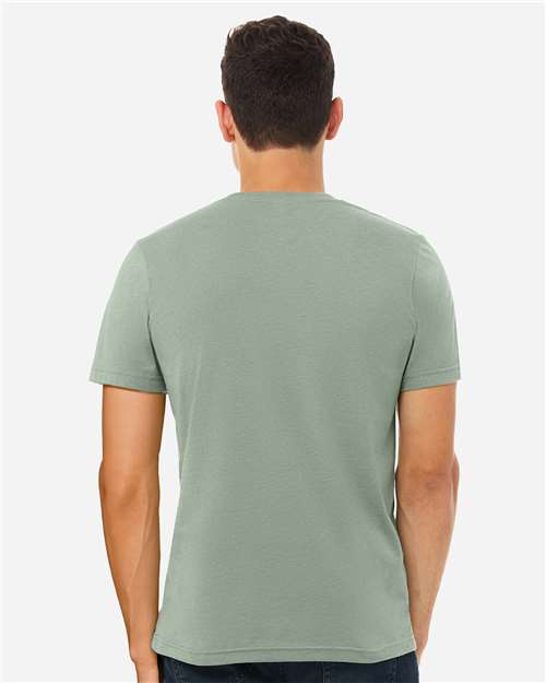 BELLA + CANVAS CVC Jersey Tee 3001CVC - Heather Sage